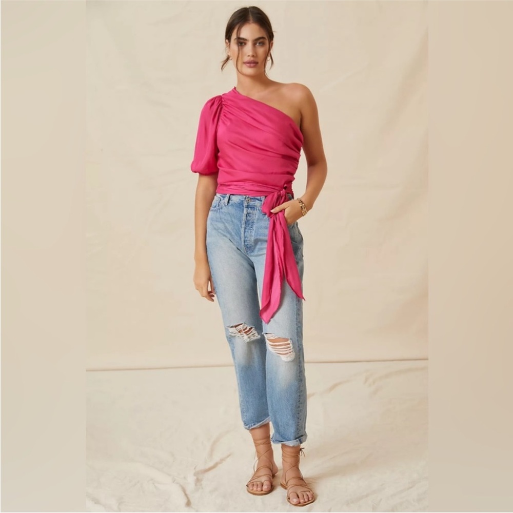 Anthropologie Dolan One-shoulder top